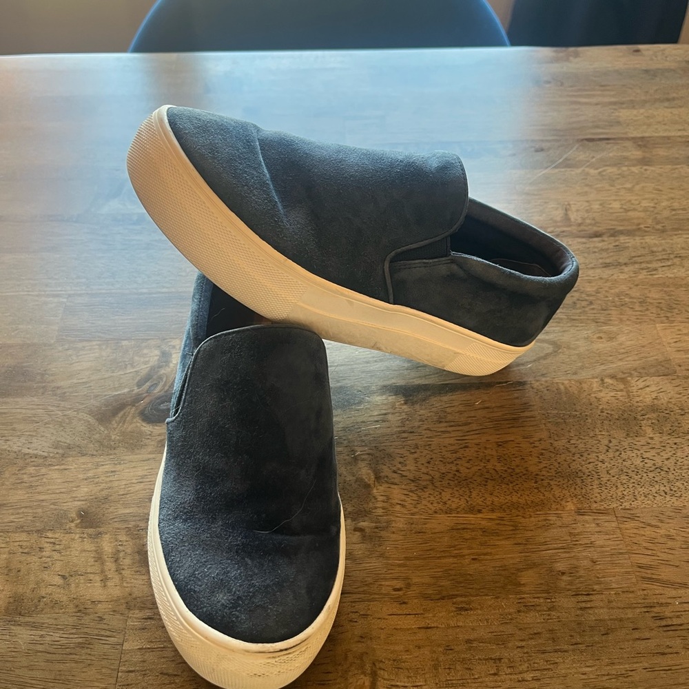 Stylish Navy Slip-On Sneakers